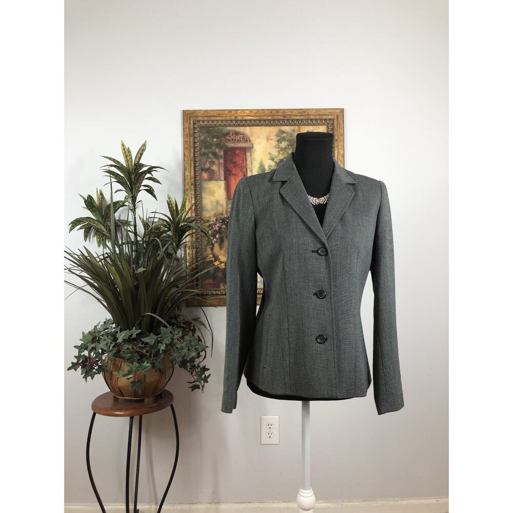 Rafaella Women Jacket 6P Mob Wife 3 Buttons Front Long Sleeve Office Siren Lined